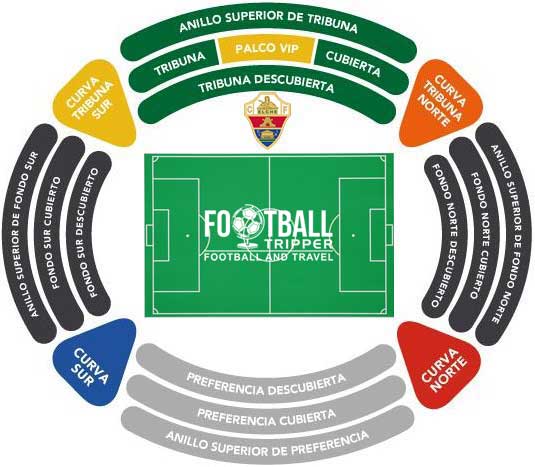 EuroTourGuide Elche CF Martinez Valero Seating Plan