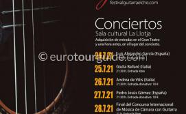 EuroTourGuide Elche 23rd Guitar Festival 24th-30th July 2021