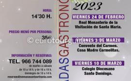 EuroTourGuide Coach Tours Orihuela Lent Menus