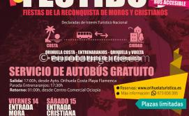 EuroTourGuide Orihuela Free Town Hall Bus Moors & Christians Fiesta