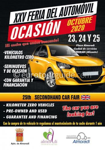 EuroTourGuide Almoradi Car Fair 23rd-24th October 2020 EuroTourGuide Almoradi Car Fair 23rd-24th October 2020