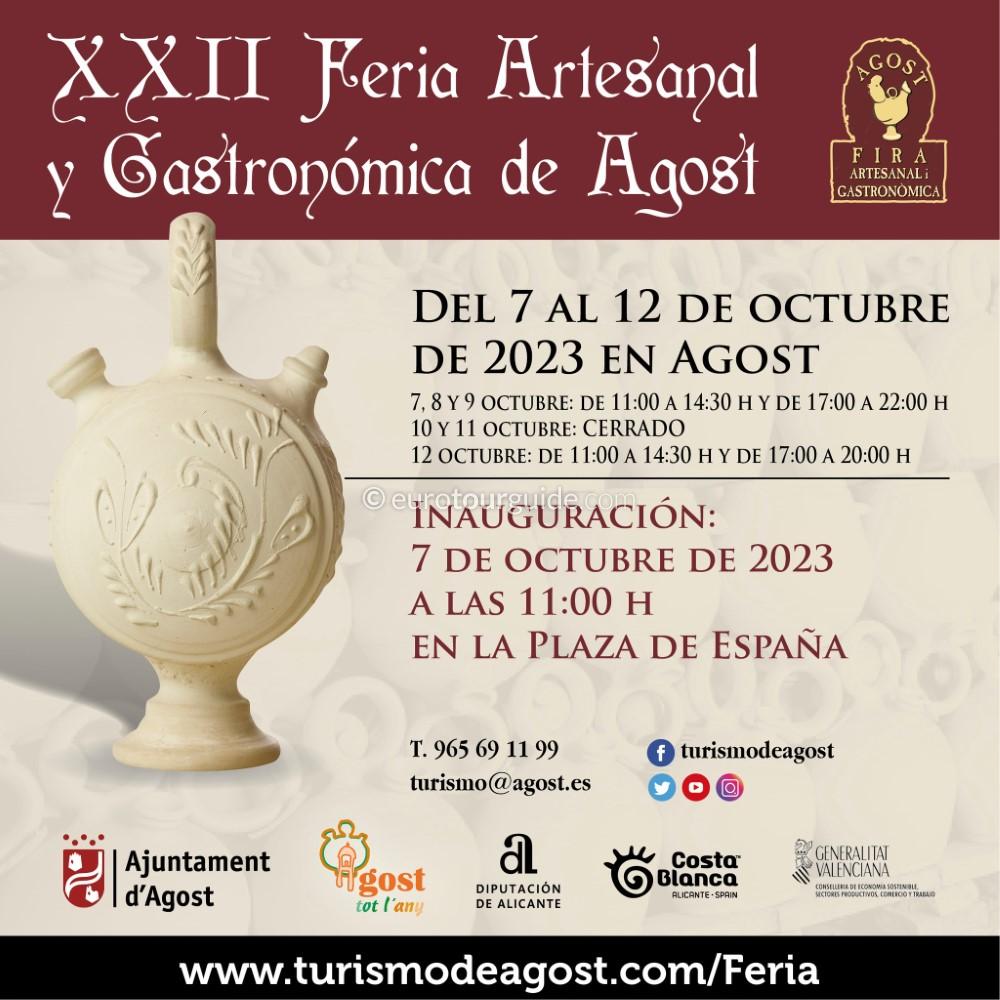 EuroTourGuide Coach Tours Agost Craft and Gastronomic Fair EuroTourGuide Coach Tours Agost Craft and Gastronomic Fair