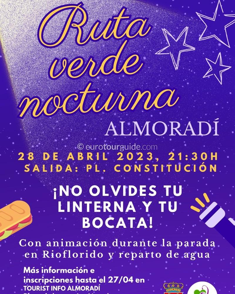 EuroTourGuide Nocturnal Green Route 28-04-2023 Almoradi EuroTourGuide Nocturnal Green Route 28-04-2023 Almoradi