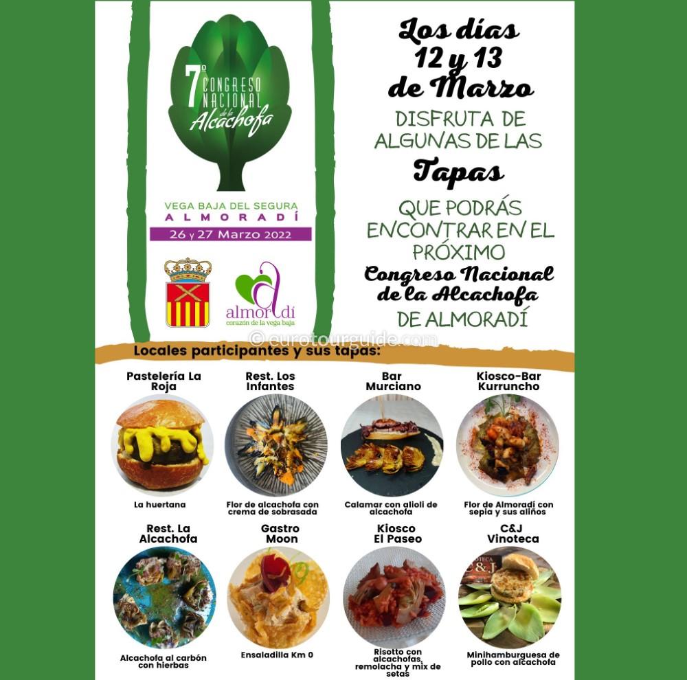 EuroTourGuide Almoradi Artichoke Tapas Route EuroTourGuide Almoradi Artichoke Tapas Route