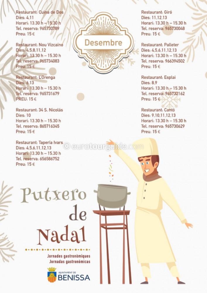 Benissa Putxero de Nadal 2020 Benissa Putxero de Nadal 4th-13th December 2020