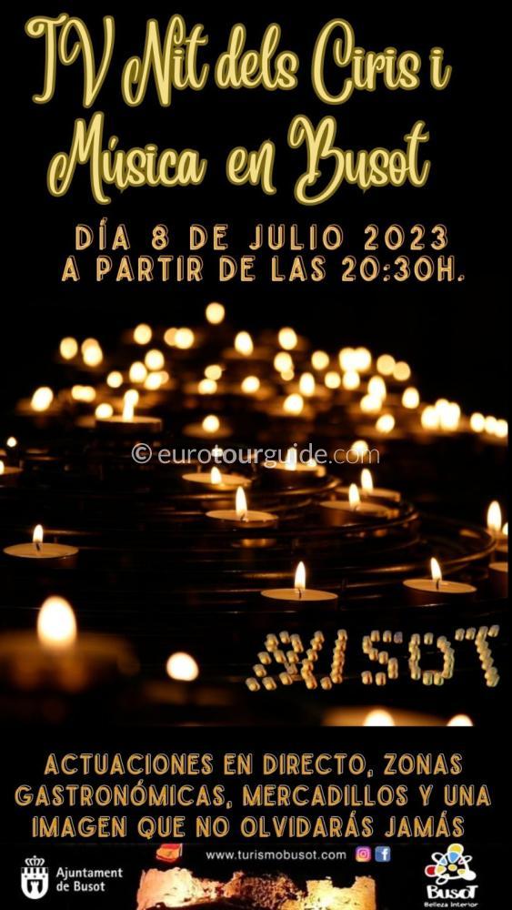 EuroTourGuide Busot Candle Night EuroTourGuide Busot Candle Night