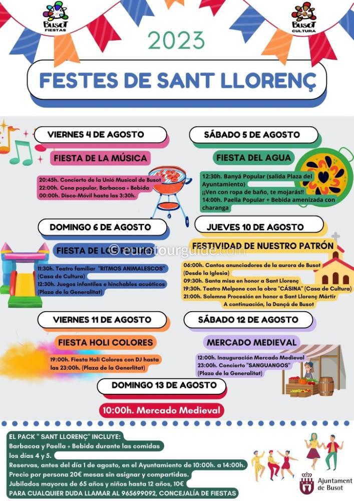 EuorTourGuide Busot Sant Llorenc Fiesta EuorTourGuide Busot Sant Llorenc Fiesta