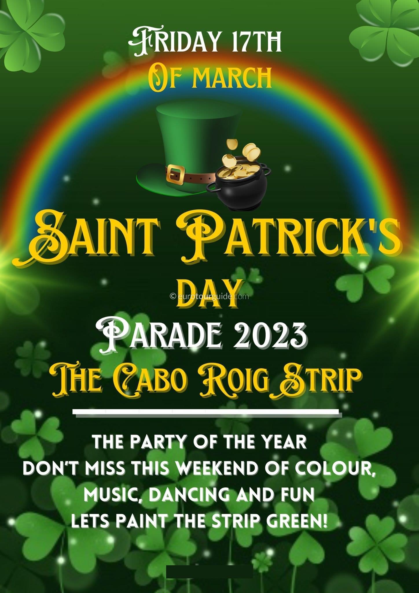 EuroTourGuide Cabo Roig St. Patricks Day 2023 EuroTourGuide Cabo Roig St. Patricks Day 2023
