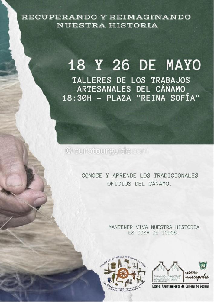EuroTourGuide Callosa de Segura Traditional Craft Exhibition 26th May 2021 EuroTourGuide Callosa de Segura Traditional Craft Exhibition 26th May 2021