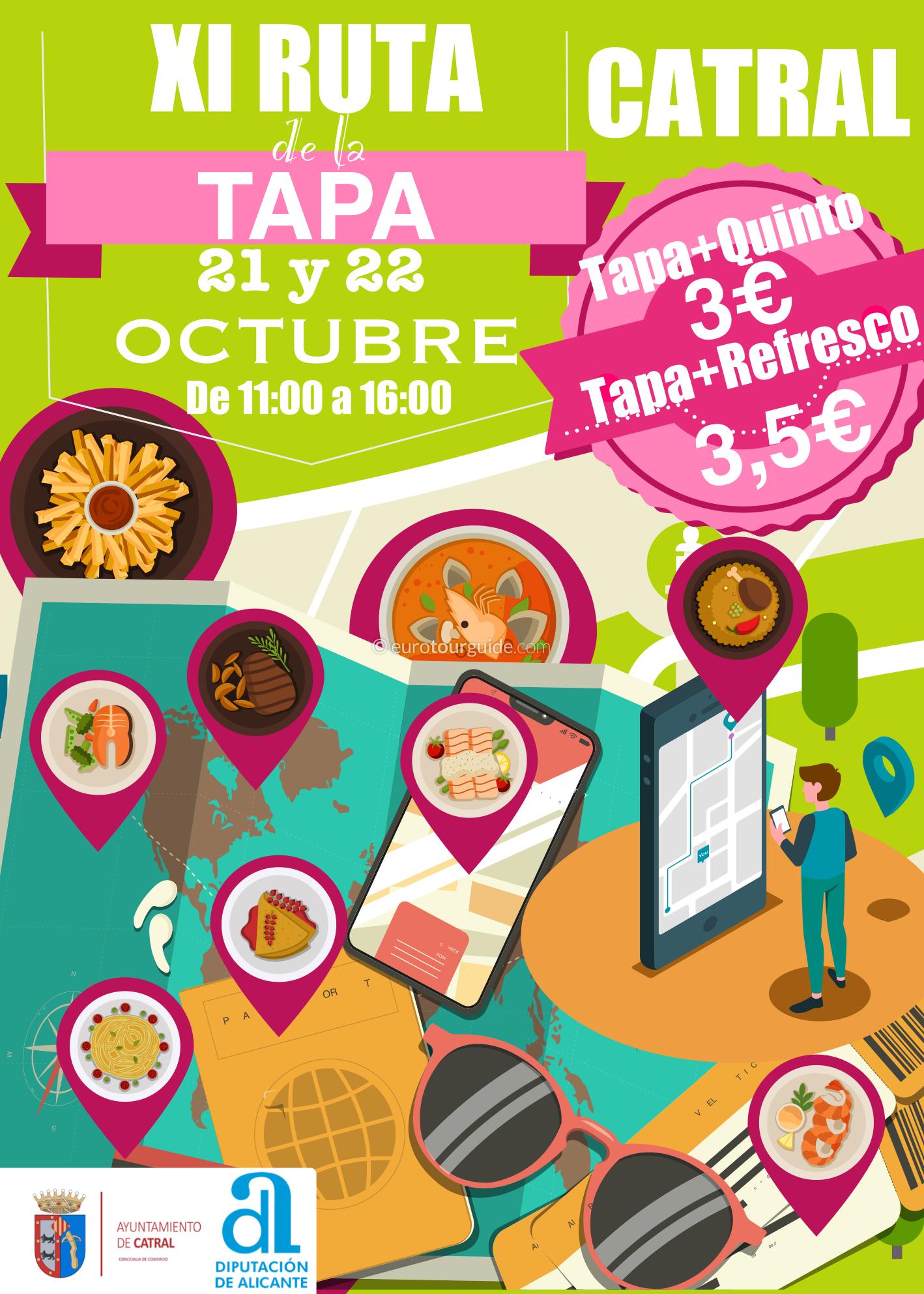 EuroTourGuide Coach Tours Catral Tapas Route EuroTourGuide Coach Tours Catral Tapas Route