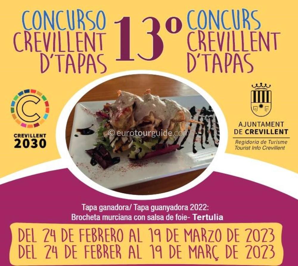 EuroTourGuide Coach Tours Crevillent Tapas Route EuroTourGuide Coach Tours Crevillent Tapas Route