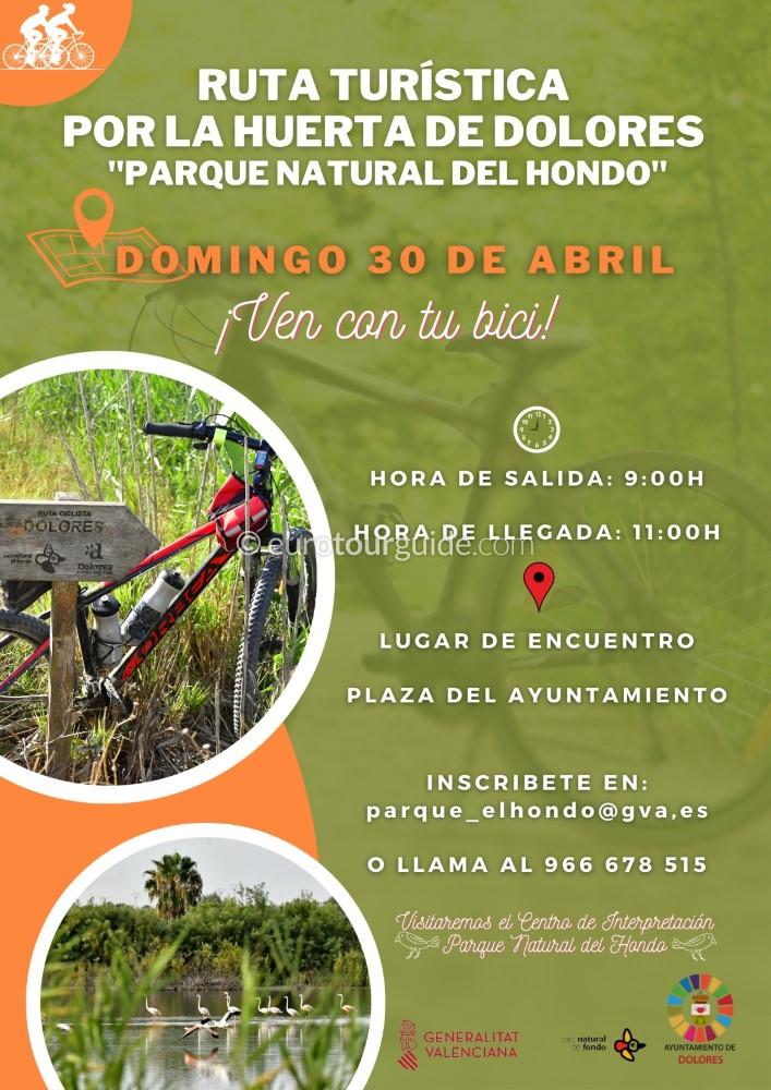 EuroTourGuide Bike Ride El Hondo Dolores 30th April 2023 EuroTourGuide Bike Ride El Hondo Dolores 30th April 2023