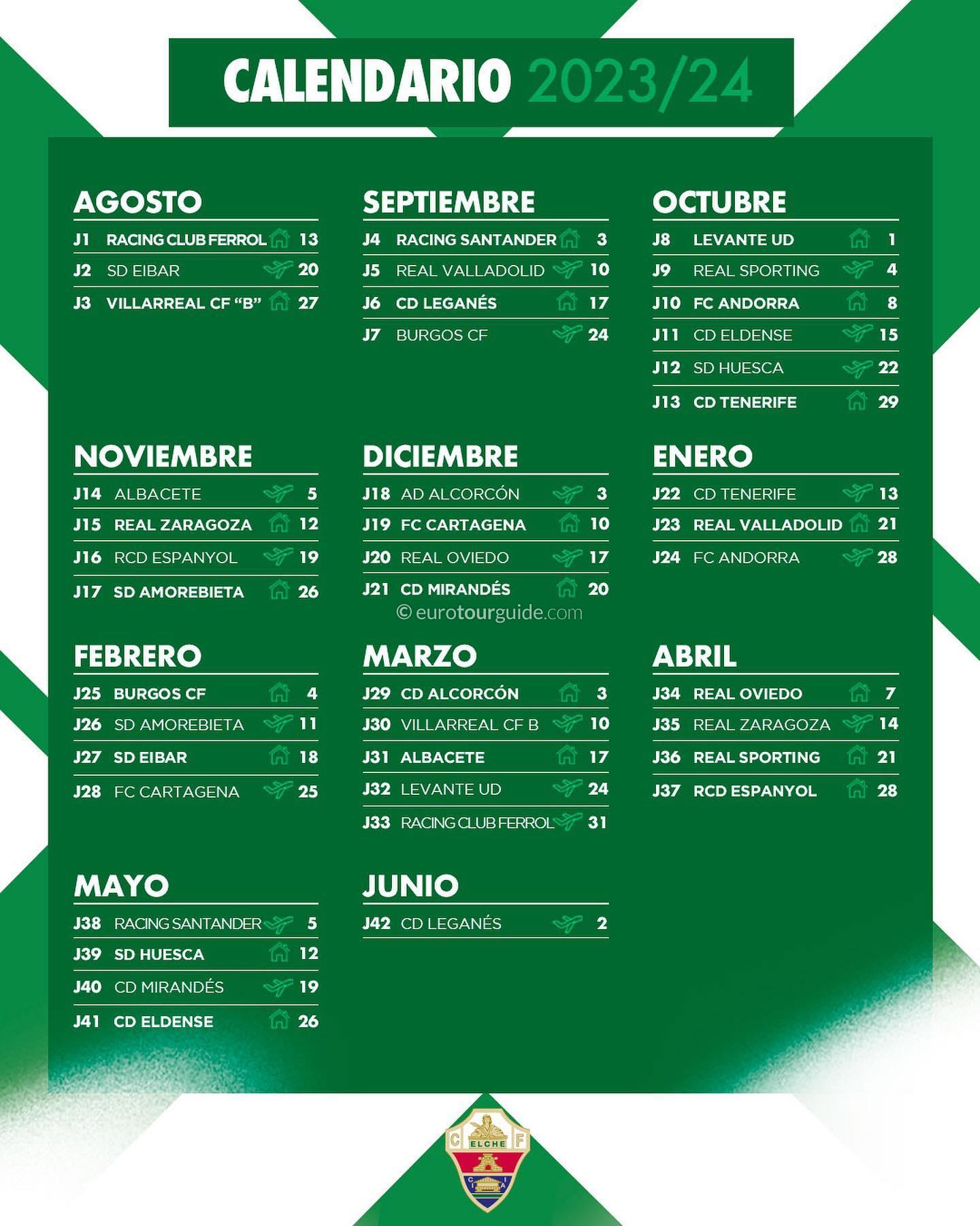 EuroTourGuide Coach Tours to Elche CF Matches EuroTourGuide Coach Tours to Elche CF Matches