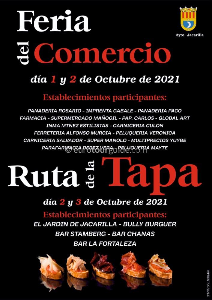 Jacarilla Ruta de Tapas 2021 Jacarilla Tapas Route 2nd & 3rd October 2021
