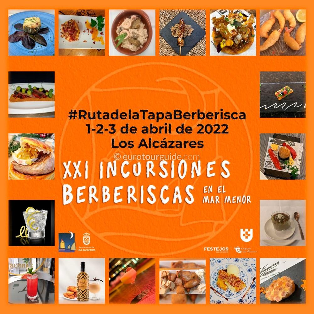 Los Alcazares Berberisca Tapas Route 1st-3rd April 2022 Los Alcazares Berberisca Tapas Route 1st-3rd April 2022