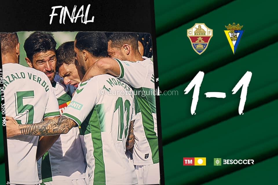 EuroTourGuide Match Report Elche CF v Cadiz 28th November 2020 EuroTourGuide Match Report Elche CF v Cadiz 28th November 2020