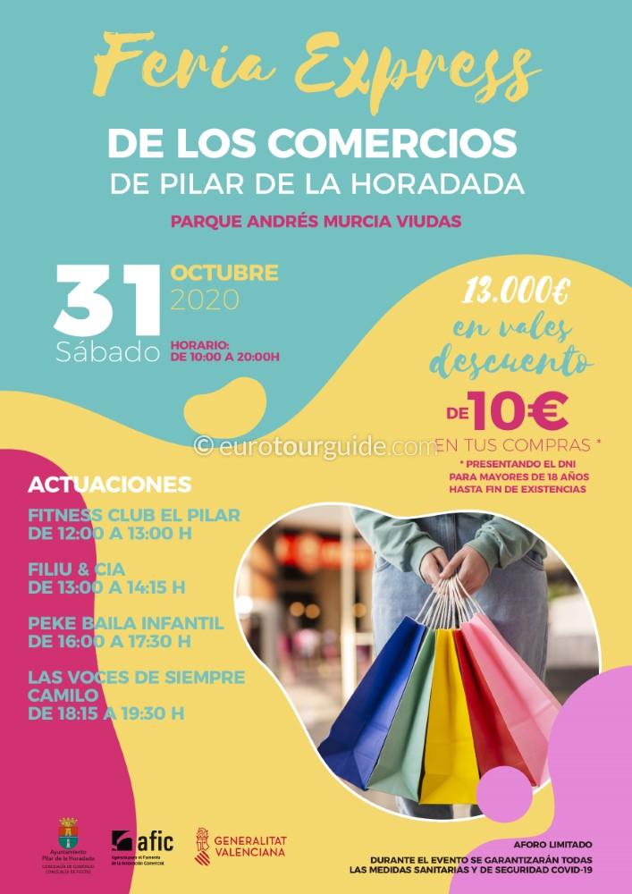 EuroTourGuide Pilar de le Horadada Express Discount Shopping Fair EuroTourGuide Pilar de le Horadada Express Discount Shopping Fair 31st October 20