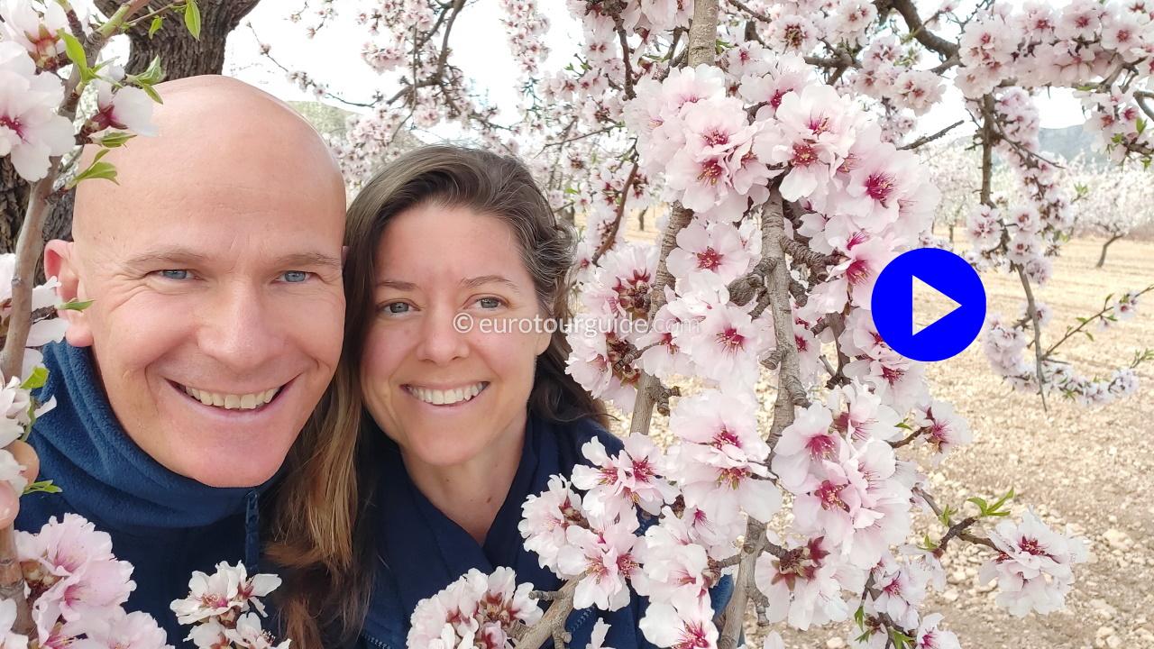 EuroTourGuide Coach Tours Positive Place Hondon Valley Almond Blossom EuroTourGuide Coach Tours Positive Place Hondon Valley Almond Blossom