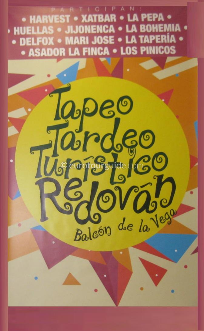 Redovan Tapeo Tardeo Turistico 2017 Redovan Tapeo Tardeo Turistico 17th June 2017