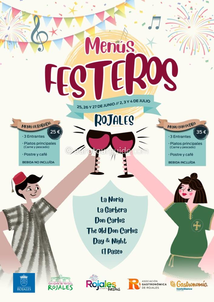 EuroTourGuide Coach Tours Rojales Fiesta Menus 2021 EuroTourGuide Coach Tours Rojales Fiesta Menus 25th-27th June & 2nd-4th July 2021