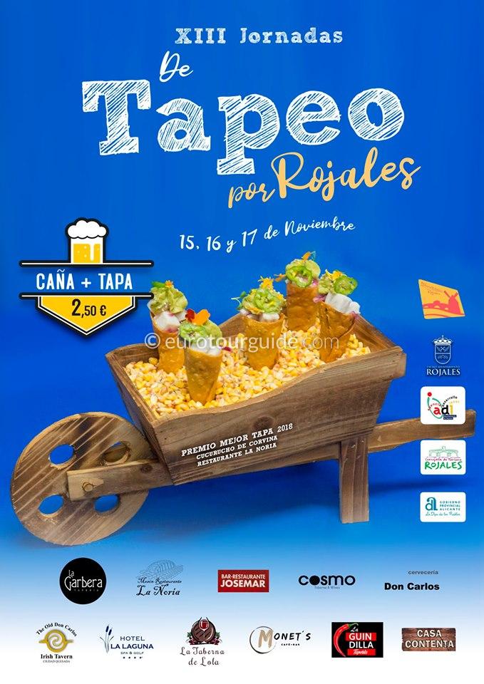 Rojales XIII Tapas Route 2019 Rojales 13th Tapas Route 15th-17th November 2019