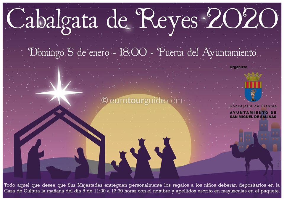 San Miguel de Salinas los Reyes Magos de Oriente 2020 San Miguel de Salinas Three Kings 2020