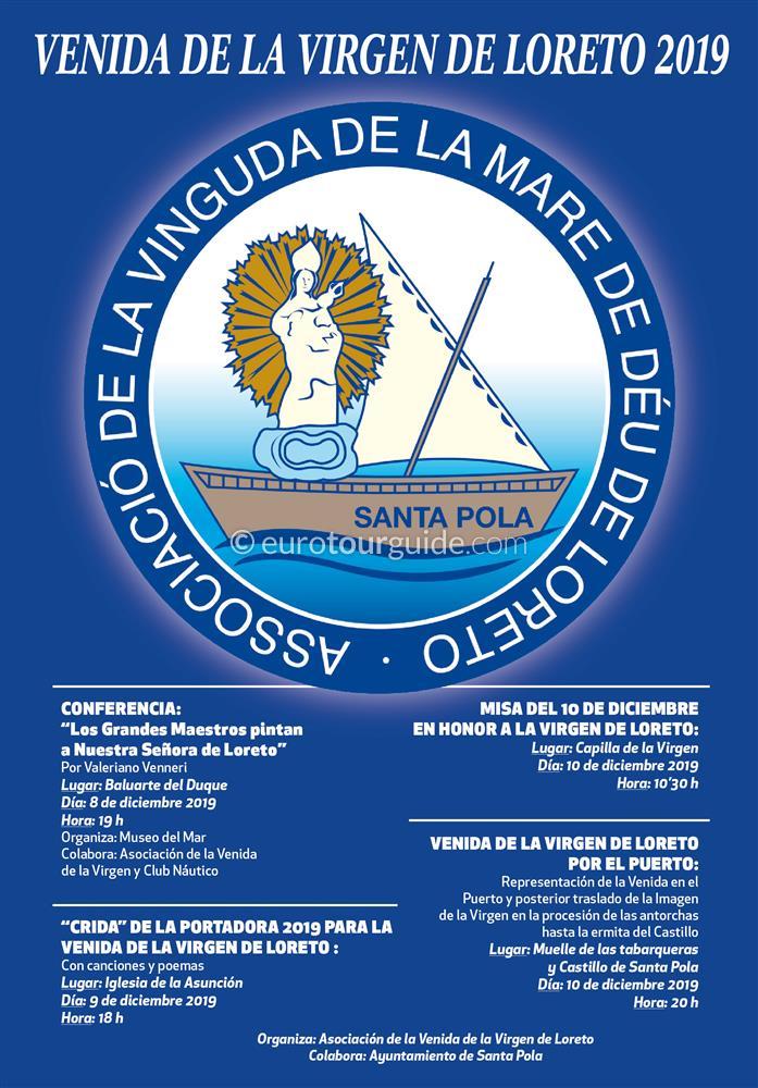 Santa Pola Virgen de Loreto Fiesta 10th December 2019 Santa Pola Virgen de Loreto Fiesta 10th December 2019