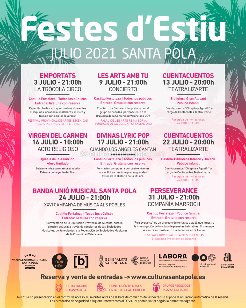 EuroTourGuide Summer Concerts Festes d'Estiu 2021 EuroTourGuide Summer Concerts Festes d'Estiu 2021