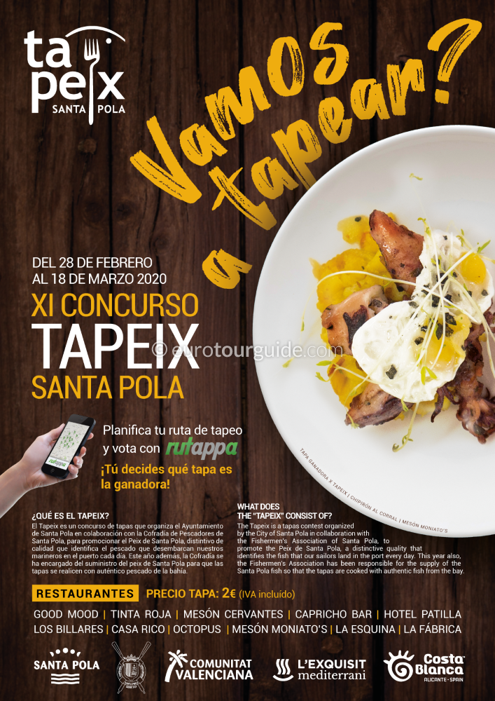 Santa Pola XI Tapeix 2020 Santa Pola 11th Tapeix 28th February to the 18th March 2020