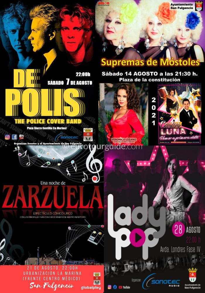 EuroTourGuide San Fulgencio Concerts Agosto 2021 EuroTourGuide San Fulgencio Concerts Agosto 2021