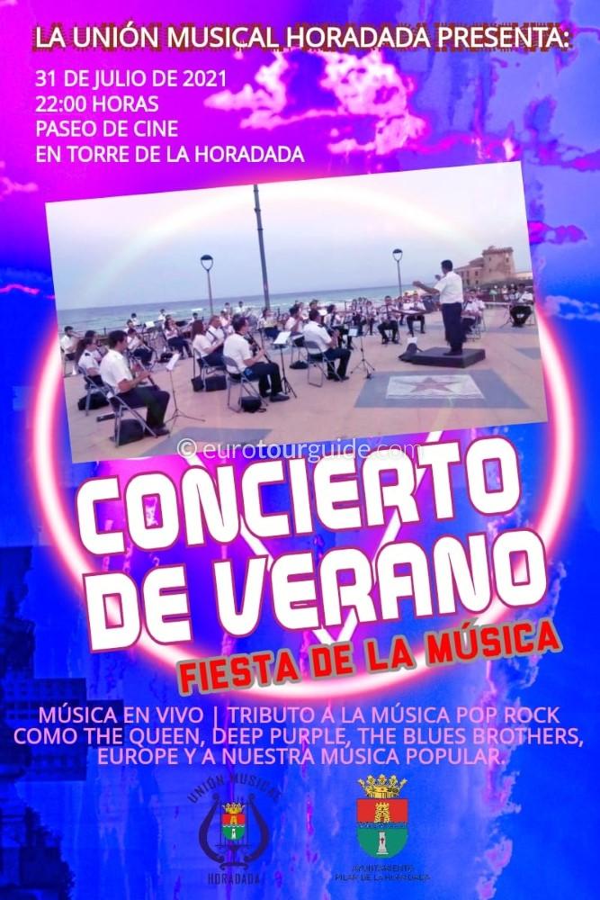 EuroTourGuide Torre de la Horadada Summer Concert 31st July 2021 EuroTourGuide Torre de la Horadada Summer Concert 31st July 2021
