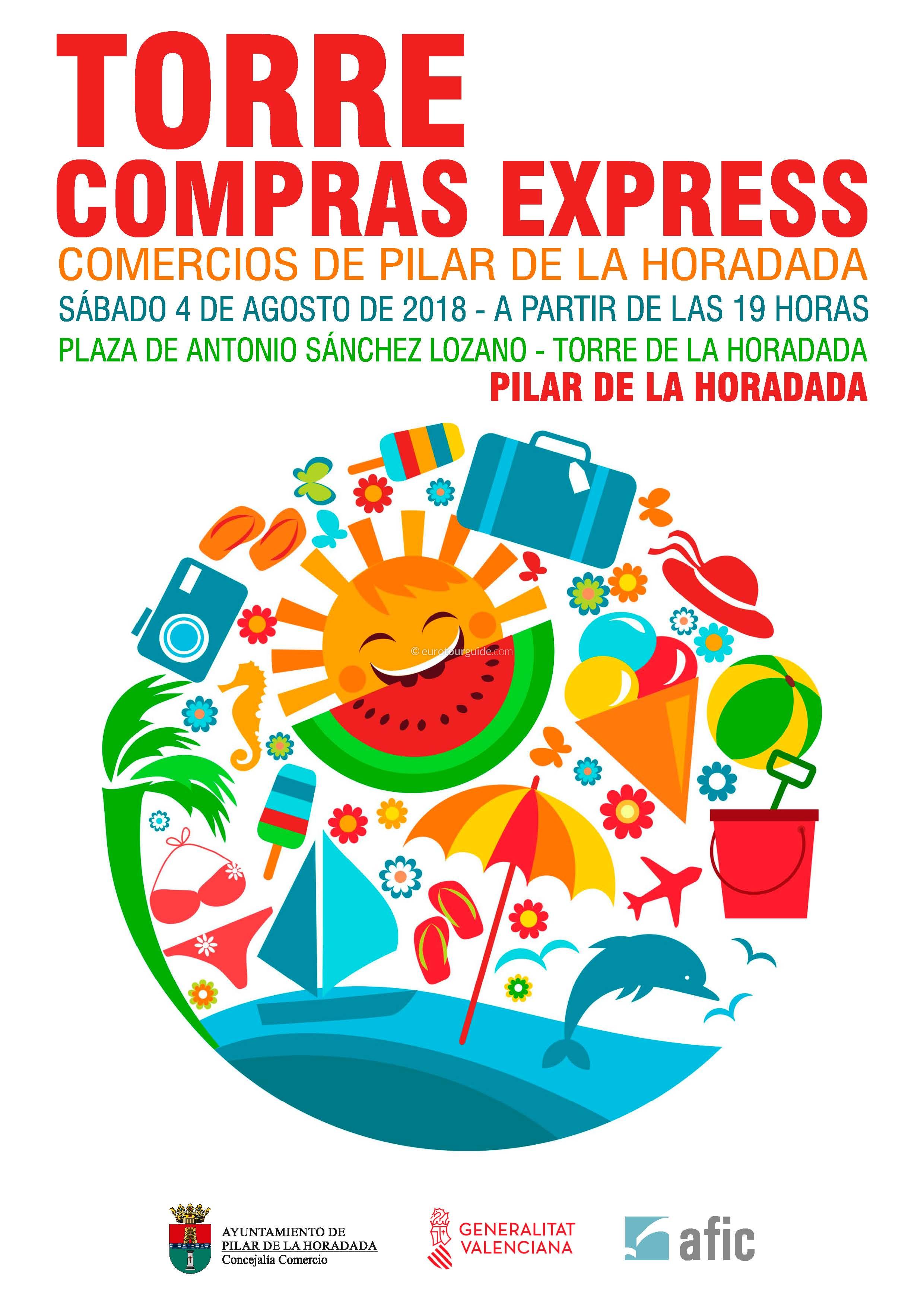 Torre de la Horadada Express Nocturnal Shopping 4th August 2018 Torre de la Horadada Express Nocturnal Shopping 4th August 2018