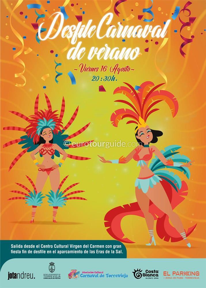 Torrevieja Summer Carnival Parade 16th August 2019 Torrevieja Summer Carnival Parade 16th August 2019