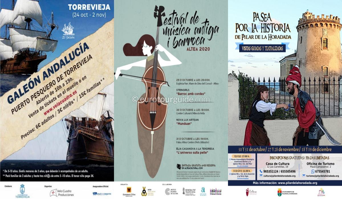 EuroTourGuide What's on in the Costa Blanca and Costa Calida 1st November 2020 EuroTourGuide What's on in the Costa Blanca and Costa Calida 1st November 2020